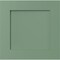 Ekena Millwork 12"W x 12"H True Fit PVC Flat Panel Shutters Sample, Track Green SAMPLE-TFPFPTG - alternate 1